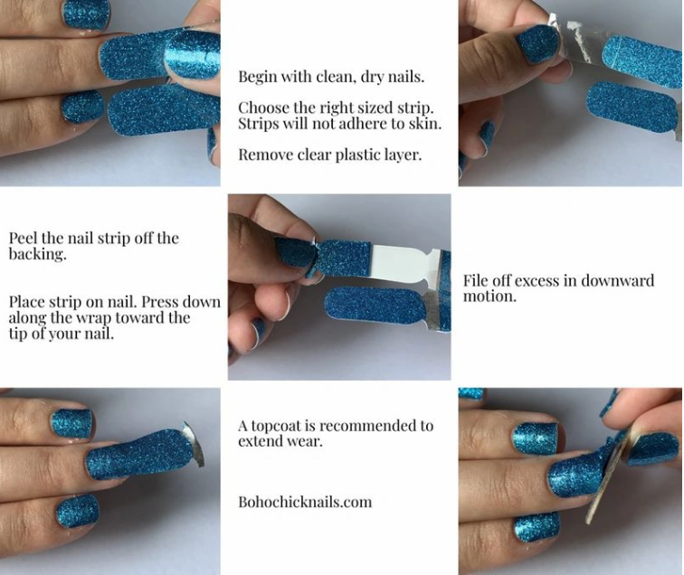 How to Apply Polish Strips