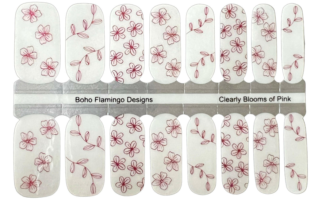 Clearly Blooms of Pink (Transparent).